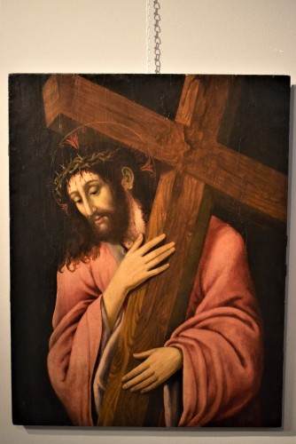 Antiquités - Le Christ qui porte la Croix -  École Italienne du XVIe siècle